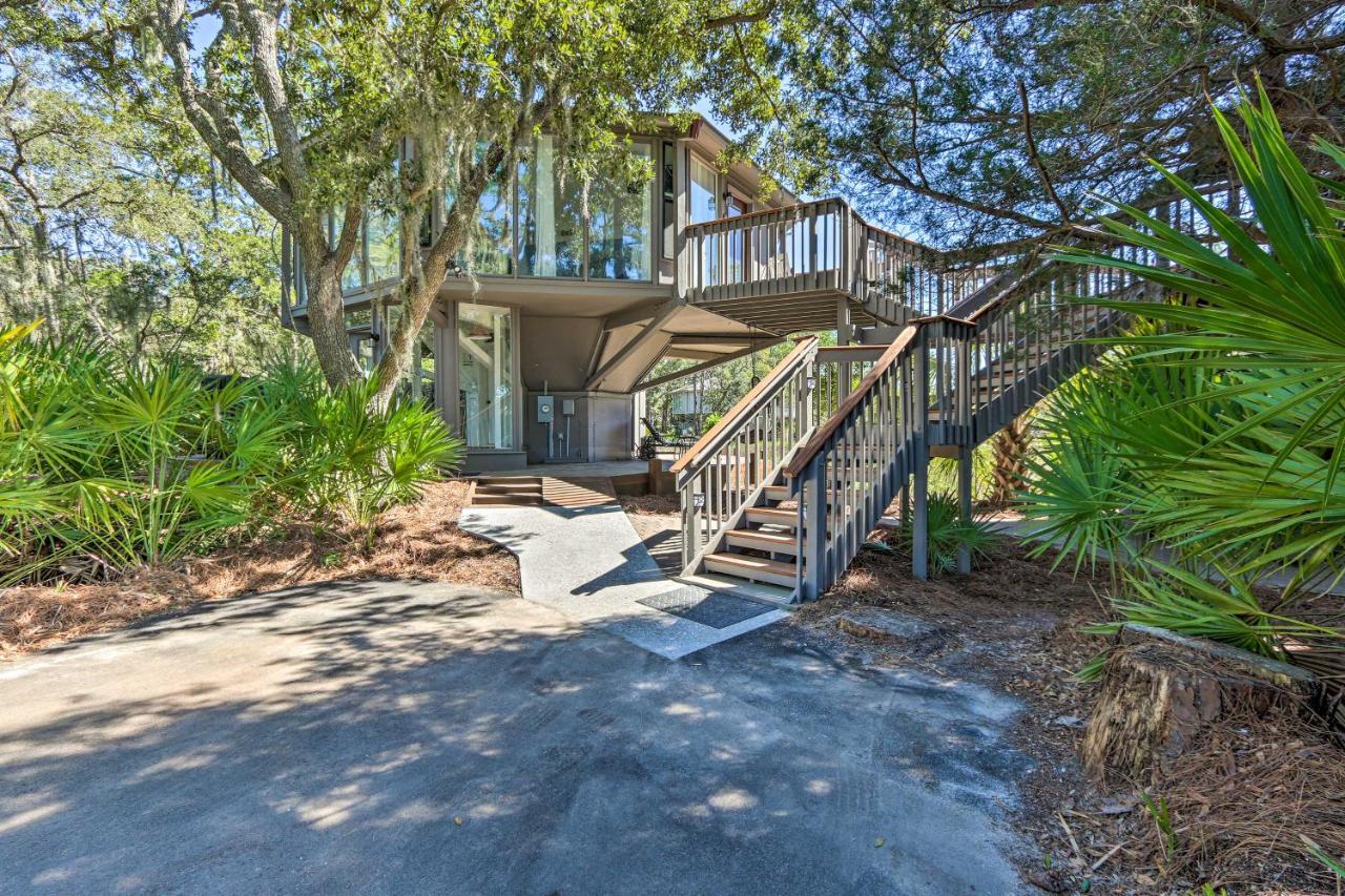 Vila Airy Treehouse With Bikes Walk To Harbour Town! Hilton Head Island Exteriér fotografie